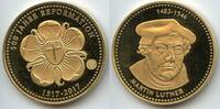 Deutschland Bundesrepublik Medaille PA331 - 500 Jahre Reformation 1517-2017 - Martin Luther 1483-1546 -