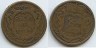 Italien Görz & Gradiska RDR Österreich 3 Soldi GB1313 - SEHR RAR Karl VI. 1711-1740 Italy County of Gorizia Austria -