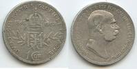 Österreich Kaiserreich 1 Corona (1 Krone) Silber G5703 - 60. Regierungsjubiläum Kaiser Franz Joseph I. 1848-1916 Austria -