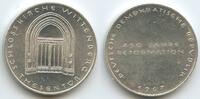 Deutsche Demokratische Republik Silbermedaille M#5225 - Thesentür Schlosskirche Wittenberg - 450 Jahre Reformation -