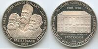 Österreich - Schweden Stockholm Silbermedaille M#5960 - Nobelpreisträger - Frederik Passy, Jean Henri Dunant, Sully Prudhomme -
