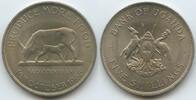 Uganda 5 Shillings (Five Shilling) 1968 M#8265 - Kuh und Kalb - FAO World Food Day - Cow & Calf Fast unzirkuiert