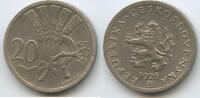 Tschechoslowakei 20 Haleru (20 Haléřů) G0571 - Czechoslovakia Czechoslovak Republic -