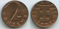 Österreich 1.Republik 2 Groschen G4193 - Krückenkreuz Austria 1. Republic -