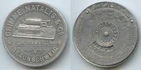 Ewiger Kalender Werbemedaille 1907-1927 Braunschweig Deutsches Reich PA874 - Brunsviga Grimme Natalis & Co. Mechanischer Taschenrechner Fast Vorz...