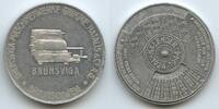 Ewiger Kalender Werbemedaille 1924-1944 Braunschweig Deutsches Reich PA882 - Brunsviga Maschinenwerke Grimme Natalis & Co. A.G. Fast Vorzüglich