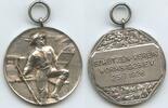 Rheinland - Deutsches Reich Weimar Schützenmedaille Erinnerungsmedaille versilbert GX492 - Schützen-Verein Worms 1923 E.V. -