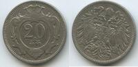 Österreich Kaiserreich 20 Heller G14969 - RARES JAHR Franz Joseph I. 1848-1916 Austria -