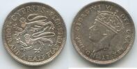 4½ Piastres Silber 1938 Zypern G3201 - George VI. British Colony Cyprus Vorzüglich, Patina
