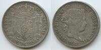 Philippinen 50 Centimos Silber H0782 - Isabella II. 1833-1868 Philippines -