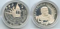 Italien Republik 500 Lire Silber G7641 - 350th Anniversary of the Death of Tommaso Campanella Italy -