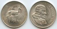 1 Rand Silber 1966 Südafrika South Africa H0105 - Springbock Jan van Riebeeck - English Legend South-Africa Vorzüglich +
