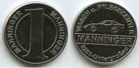 Österreich Steiermark Waschmarke 1 Manninger Wertmarke Jeton Token G11157 - Untergrossau -