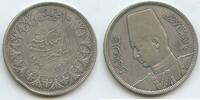 Ägypten 10 Piastres (10 Qirsh) Silber M#5780 - King Farouk 1936-1952 Egypt -