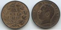 Portugal X Reis (10 Reis) 1883 G7922 - Louis I. 1861-1889 Sehr schön
