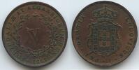 V Reis (5 Reis) 1867 Portugal G7929 - Louis I. 1861-1889 Sehr Schön +