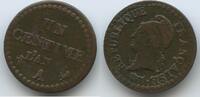 Frankreich Paris Un Centime M#8451 - France First Republic -