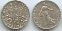 Frankreich Paris 50 Centimes Silber M#6727 - France Liberty -