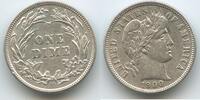 One Dime Barber Silber 1900 Vereinigten Staaten von Amerika H0466 - USA United States Vorzüglich
