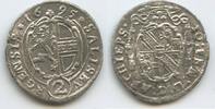 Salzburg Erzbistum 2 Kreuzer (½ Batzen Silber) H1324 - Johann Ernst von Thun und Hohenstein 1687-1709 -