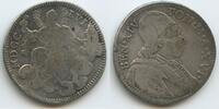 Vatikan Italien-Kirchenstaat Rom 1 Double Giulio Silber M#3099 - Papst Benedikt XIV. 1740-1758 -