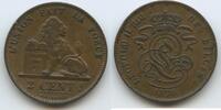 Belgien Königreich 2 Centimes G7724 - Des Belges Leopold II. 1865-1909 Belgium -