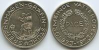Deutsche Demokratische Republik DDR Medaille Pace PA896 - Gemeinde Vatterode 973-1973 - Greifenhagen-Gräfin-Stuhl -