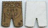 Österreich Briefmarke 6,30 € GB711 - Lederhose aus Alcantara-Leder mit Swarovski-Kristallen -