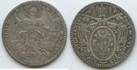 Vatikan Italien-Kirchenstaat Rom 1 Scudo Silber M#3288 - Papst Pius VI. 1774-1799 Italian States Papal States -