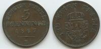 Brandenburg-Preußen 3 Pfennig G6832 - Wilhelm I. 1861-1888 Prussia -