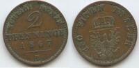 Brandenburg-Preußen 2 Pfennig G14036 - Wilhelm I. 1861-1888 Prussia -