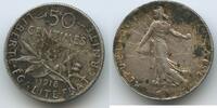 Frankreich Paris 50 Centimes Silber M#7051 - France Liberty -