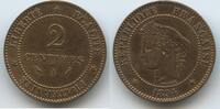 Frankreich 2 Centimes G1913 - RAR Third Republic France -