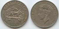 Britisch Ostafrika 1 Shilling G12990 - Georg VI. 1936-1952 East Africa British Löwe Uganda, Tansania, Kenia -
