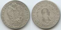 RDR Österreich Hall in Tirol 20 Kreuzer Silber M#5847 - Franz II. 1792-1835 Austria Austrian Empire -