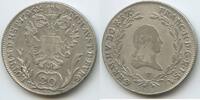 RDR Österreich Hall in Tirol 20 Kreuzer Silber M#5833 - Franz II. 1792-1835 Austria Austrian Empire -