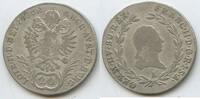 RDR Österreich Wien 20 Kreuzer Silber M#6001 - Franz II. 1792-1835 Austria -