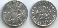 Tschechoslowakei 20 Haleru (20 Haléřů) G0552 - Czechoslovakia Czechoslovak Republic -