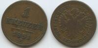 Österreich Kaiserreich Siebenbürgen 1 Kreuzer G5809 - Franz Joseph I. 1848-1916 Austria Transilvania -