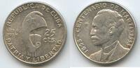 Kuba 25 Centavos Silber M#3342 - Centenario de Marti 1853-1953 Cuba -