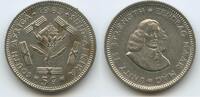 Südafrika 5 Cents Silber H1485 - Jan van Riebeeck - Protea flower South Africa Suid-Afrika -