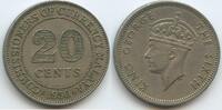 Malaya 20 Cents G6195 - King George VI. - Commissioners of Currency Malaya -