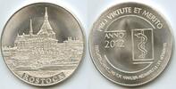 Deutschland Mecklenburg-Vorpommern Medaille versilbert G2108 - Rostock - Pro Virtute et Merito - R.W. Hanauer-Nürnberg -