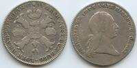 RDR Österreichische Niederlande 1 Kronentaler (Crocione) Silber M#8779 - RAR - Franz II. 1792-1835 Austria -
