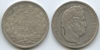 Frankreich 5 Francs Silber GS818 - Louis-Philippe I. 1830-1848 France -