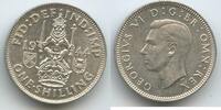 Großbritannien One Shilling Silber H0701 - Scottish crest George VI. 1936-1952 Great Britain United Kingdom -