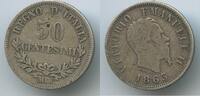 Italien Königreich 50 Centesimi Silber M#7121 - Vittorio Emanuele II. 1861-1878 Italy Italia -