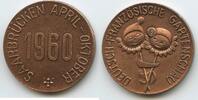 Deutschland Frankreich Medaille M#7462 - Deutsch-Französische Gartenschau Saarbrücken April-Oktober -