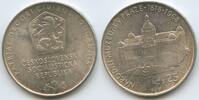 Tschechoslowakei 25 Korun Silber G8596 - Prague National Museum Czechoslovakia -