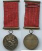 Silbermedaille 1925 Österreich Kreis Mödling GX071 - Kreismeisterschaft Mödling - Radfahrer Vorzüglich mit Band, Patina